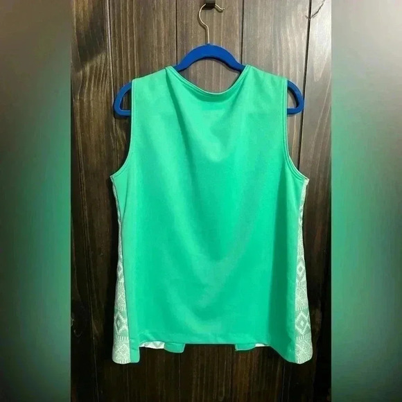 Vintage 70s Mint Montgomery Ward Polyester Vest-Size:16-Cottage Core/Granny - Picture 6 of 7